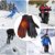Beheizbare Handschuh 7.4V/4000mAh Winterhandschuhe Herren Damen 3-Stufen Temperaturregelung für Arbeiten im Freien Skifahren, Motorrad - 3