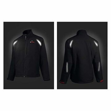 Bosch Professional Beheizbare Jacke GHJ 12+18V Unisex (ohne Akku, 12/18 Volt, Schwarz, Größe L, im Karton) - 5