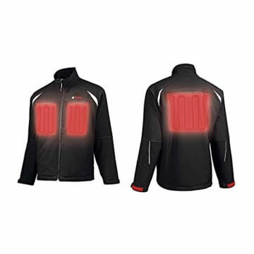 Bosch Professional Beheizbare Jacke GHJ 12+18V Unisex (ohne Akku, 12/18 Volt, Schwarz, Größe L, im Karton) - 9