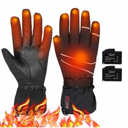 Winterhandschuhe Beheizbar Ski Handschuh Warm Wasserdicht Handschuhe XL DE 
