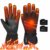 Elektrische Beheizbare Handschuh Wiederaufladbar 7.4V 2200mAh Batterie, Winterhandschuhe mit Temp Power LCD Digitalanzeige, Einstellbare Temp 40-65 ℃, Wasserdicht Warm Handschuhe für Motorrad Jagen - 1