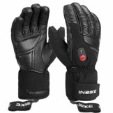 INBIKE Akku Beheizbare Handschuhe Damen Herren Kinder Motorrad Skihandschuhe Winter Beheizte Ski Hnadschuhe mit Heizung Schwarz XL - 1