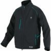 Makita DCJ205Z2XL Thermojacke Gr. 2XL 12 V max. / 14,4 V / 18 V (ohne Akku, ohne Ladegerät), Schwarz, 17-21 - 1