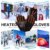 Mermaid Elektrische Beheizbare Handwärmer Handschuhe für Herren Damen Winterhandschuhe mit Wiederaufladbare Lithium-Ionen-Batterie Beheizt 3.7V - 5
