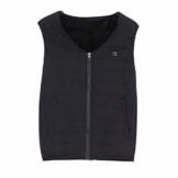 Zhengowen Heizweste Intelligente Elektrische Heizweste Heizung Kleidung Taucher Heizweste für Outdoor-Sportarten (Farbe : Black, Size : XXX-Large) - 1